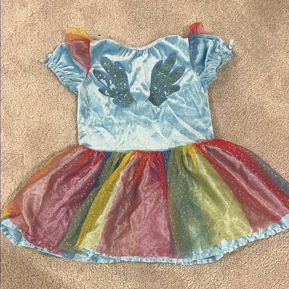 🎉GREAT condition “My Little Pony” Rainbow Costume - Blue, Red, Yellow - Picture 2 of 7